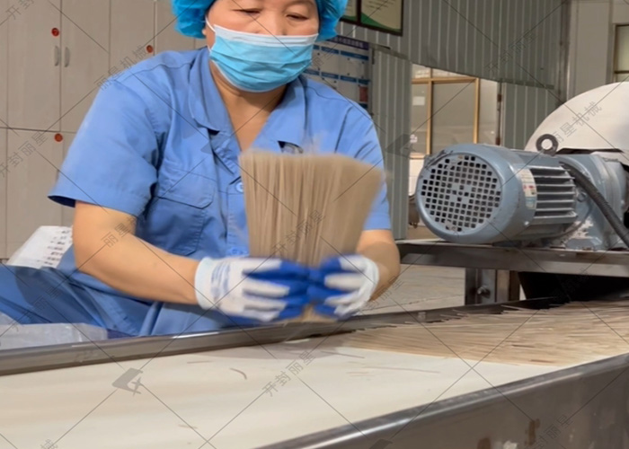 W66利来官网粉条出产线低温烘干技术 还原传统筋路口感